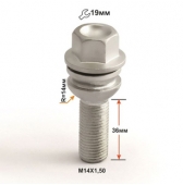 ���� M14X1,5X36mm, ����.����� ����.Touareg, ��������, ��. 19 �� ������